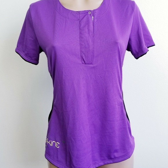 Dakine Womens Biking Jersey Purple Medium - Picture 1 of 5